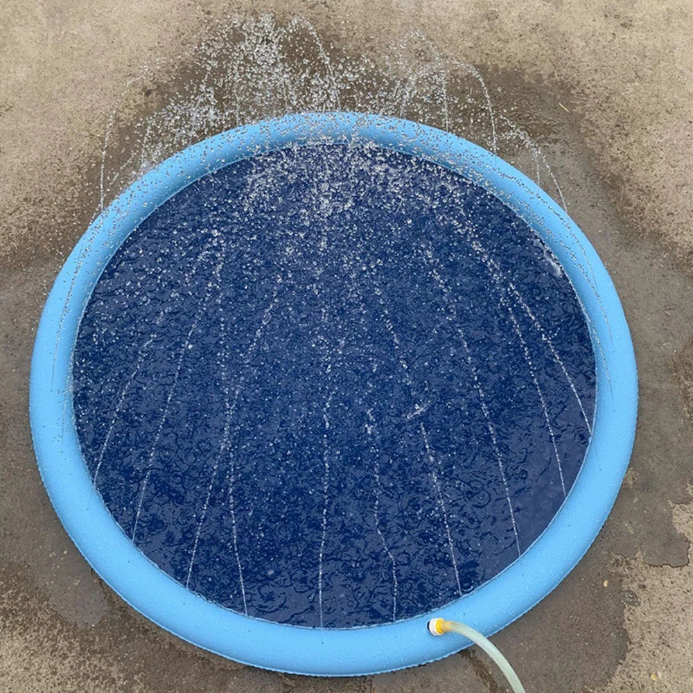 Ronde Waterspeelmat Met Opstaande Rand | Navando 