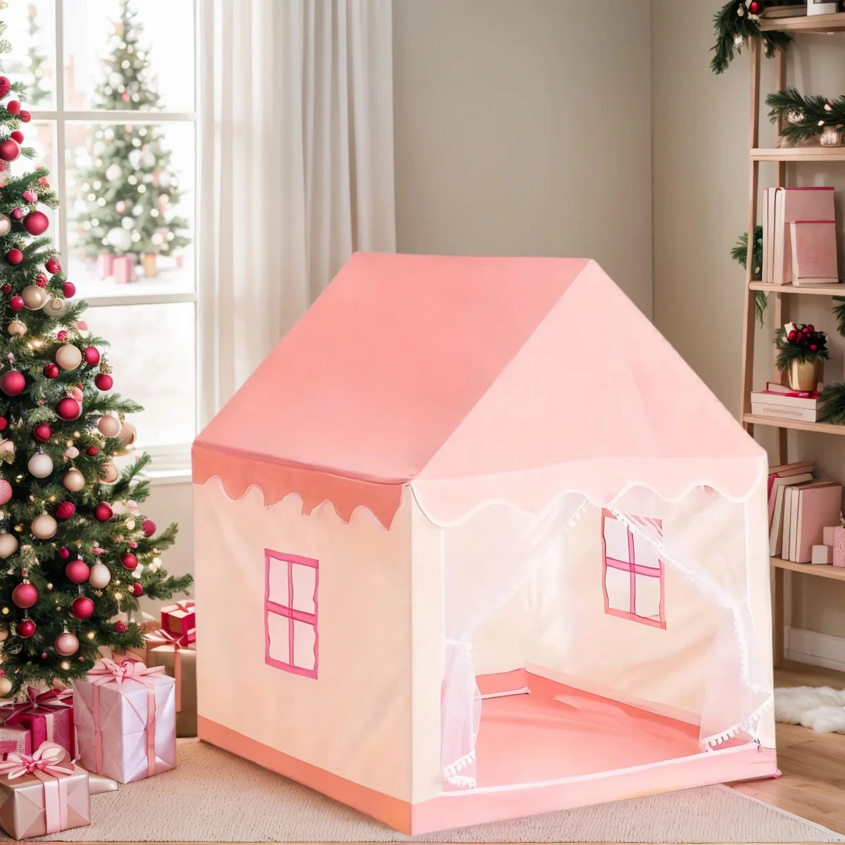 Roze Speeltent In Huisvorm | Navando 