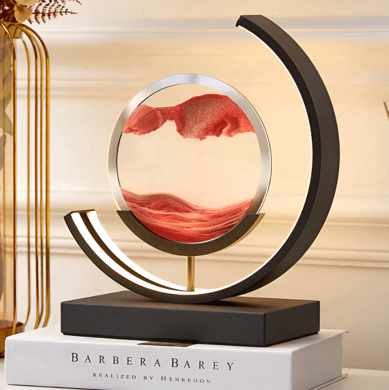 Sand Glow | Dimbare zandlamp met afstandsbediening en app 2