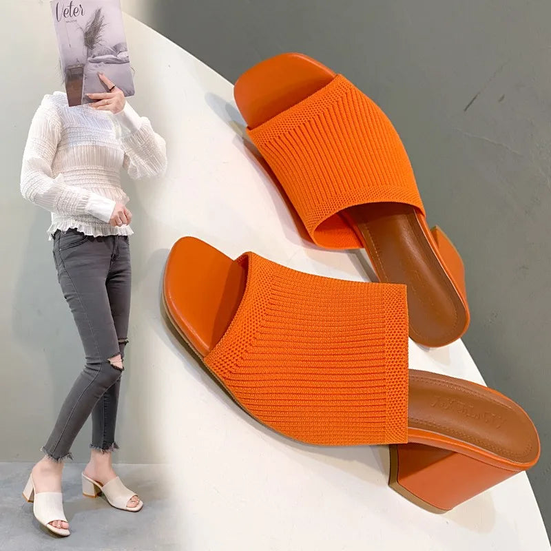 Sandalen Met Blokhak | Navando 