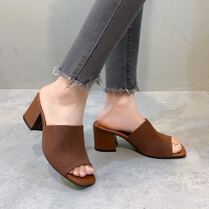 Sandalen Met Blokhak | Navando 