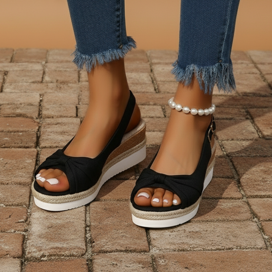 Sandalen Met Sleehak | Navando