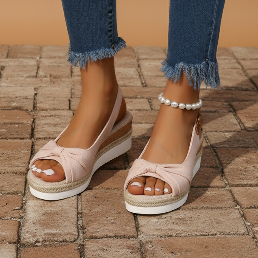 Sandalen Met Sleehak | Navando