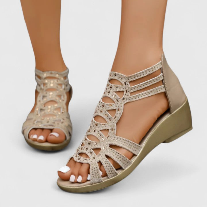 Sandalen Met Sleehak | Navando