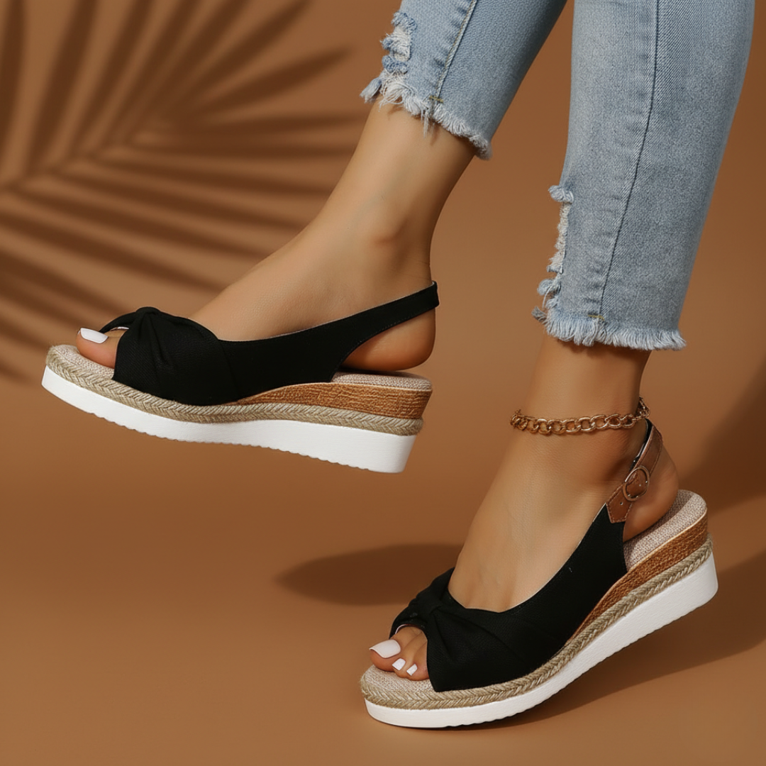 Sandalen Met Sleehak | Navando
