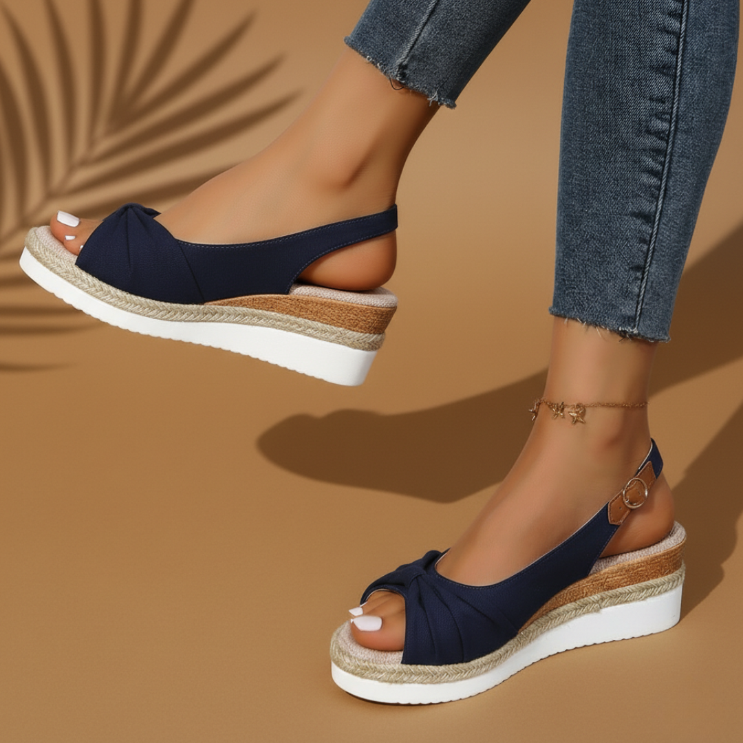 Sandalen Met Sleehak | Navando