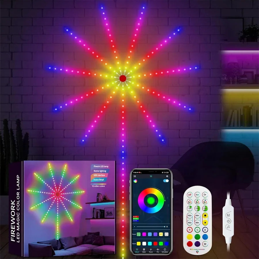 LED lamp vuurwerk