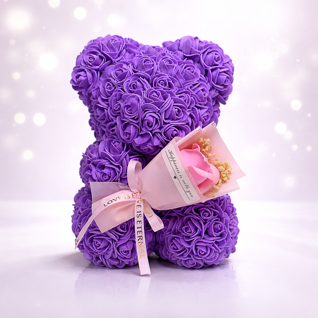 Senna | Decoratieve Rozenbeer Met Mini Boeket