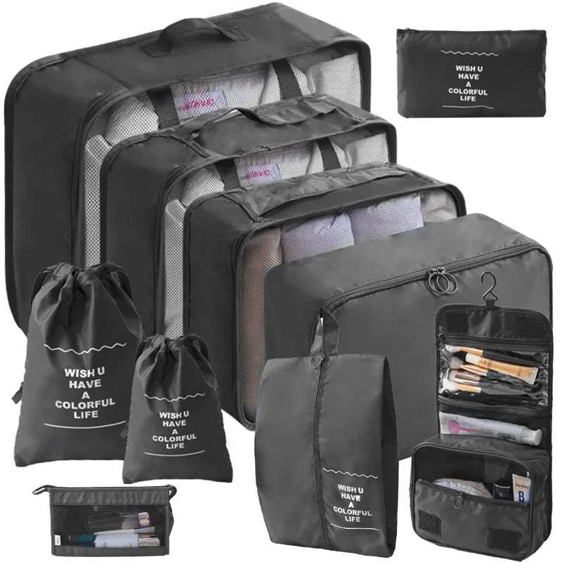 Set Van 7 of 10 opbergzakken Voor Koffer | Navando 