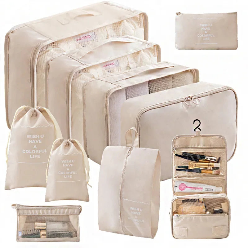 Set Van 7 of 10 opbergzakken Voor Koffer | Navando 