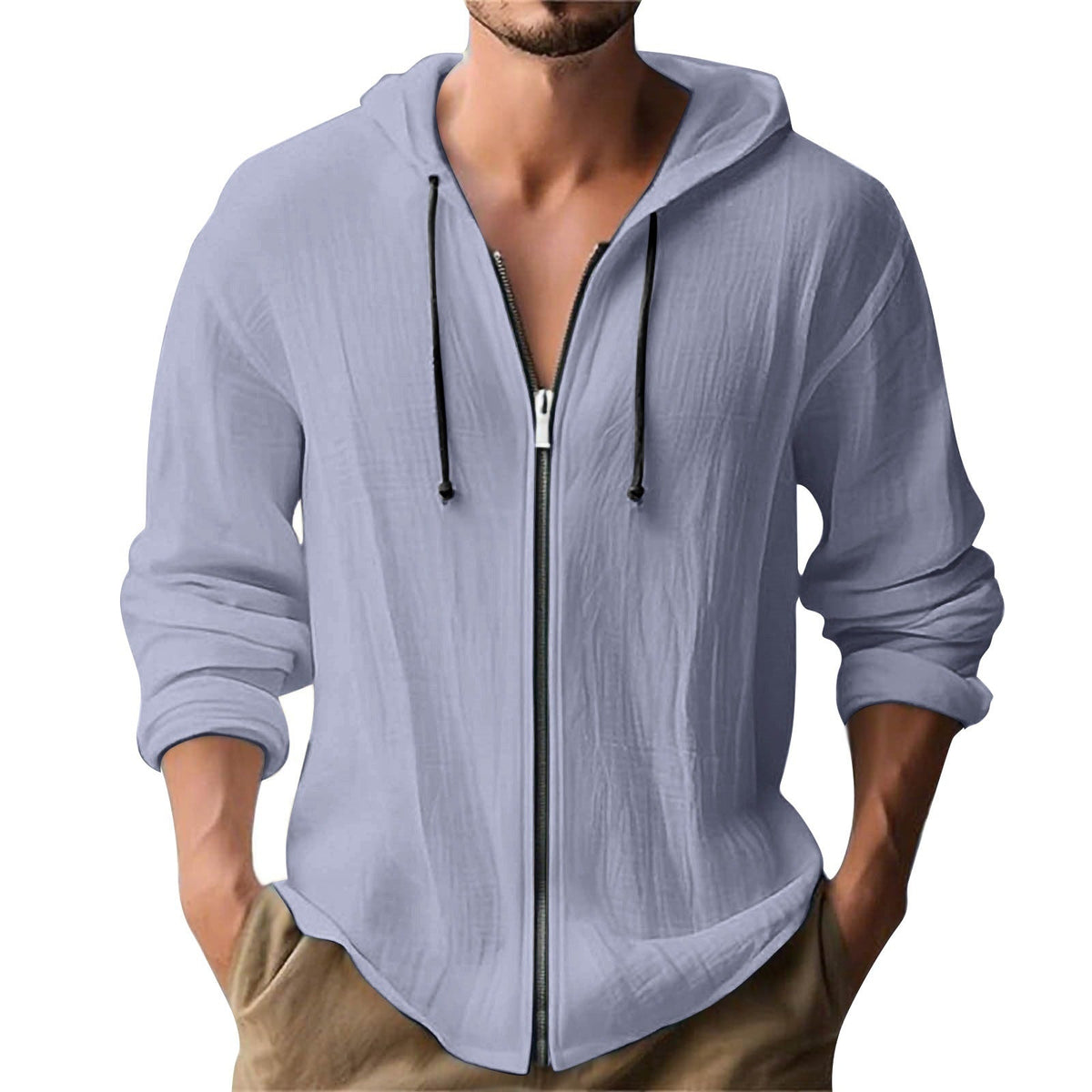 Seth | Luchtig Vest Met Vaste Capuchon
