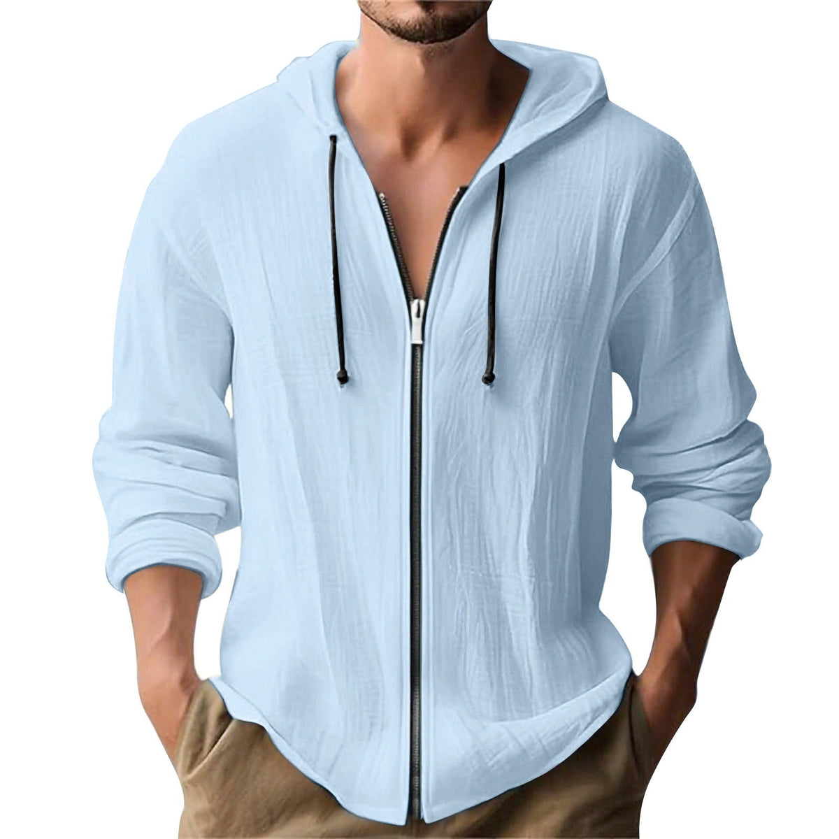 Seth | Luchtig Vest Met Vaste Capuchon