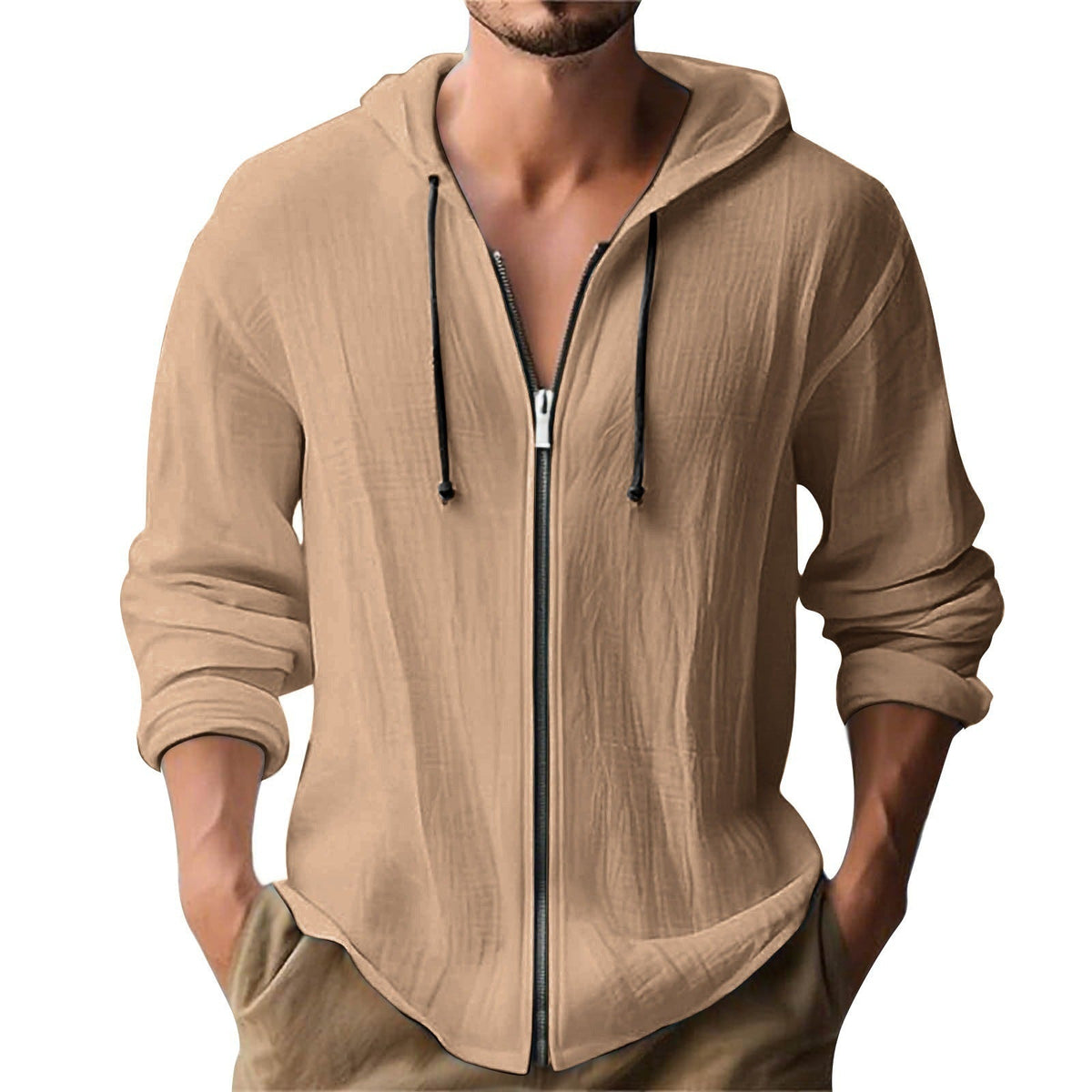 Seth | Luchtig Vest Met Vaste Capuchon