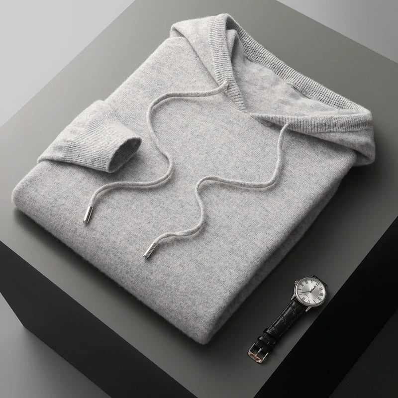 Lorenzo - Sweat à Capuche Casual Élégant pour Homme