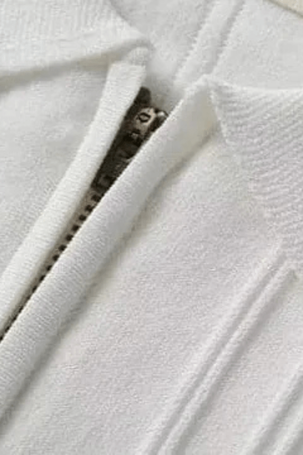 Slim-Fit Poloshirt Met Ritssluiting | Navando