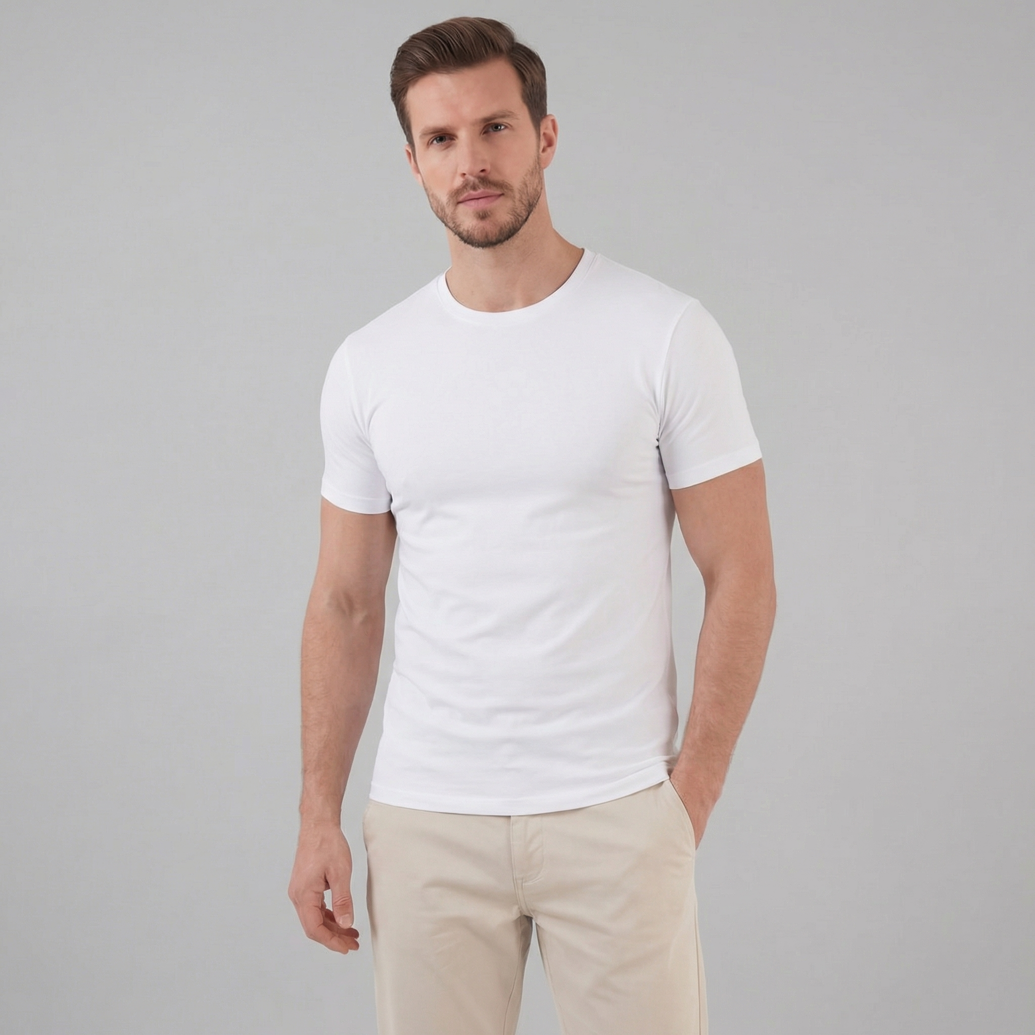 Slim Fit Heren T-Shirt | Navando