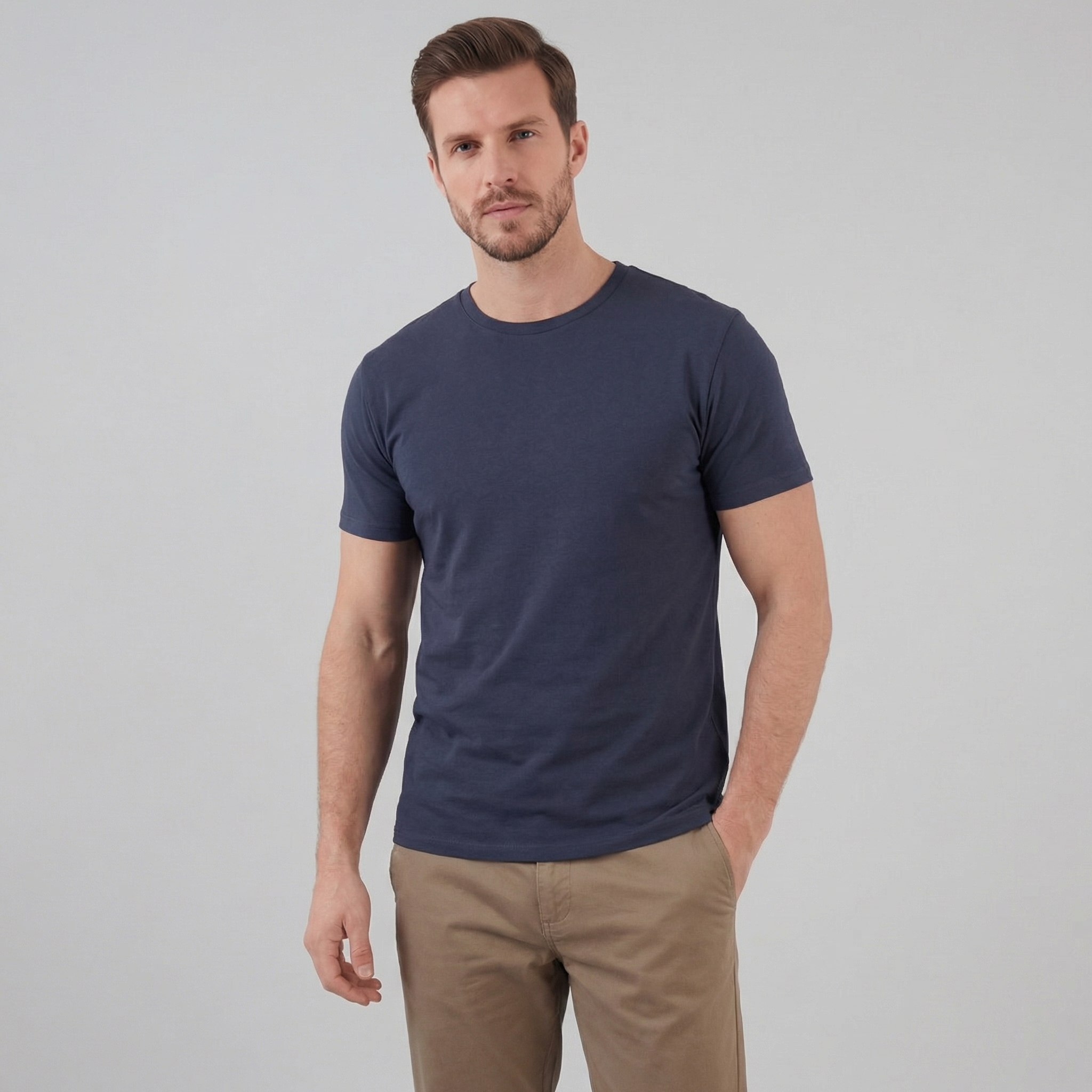 Slim Fit Heren T-Shirt | Navando