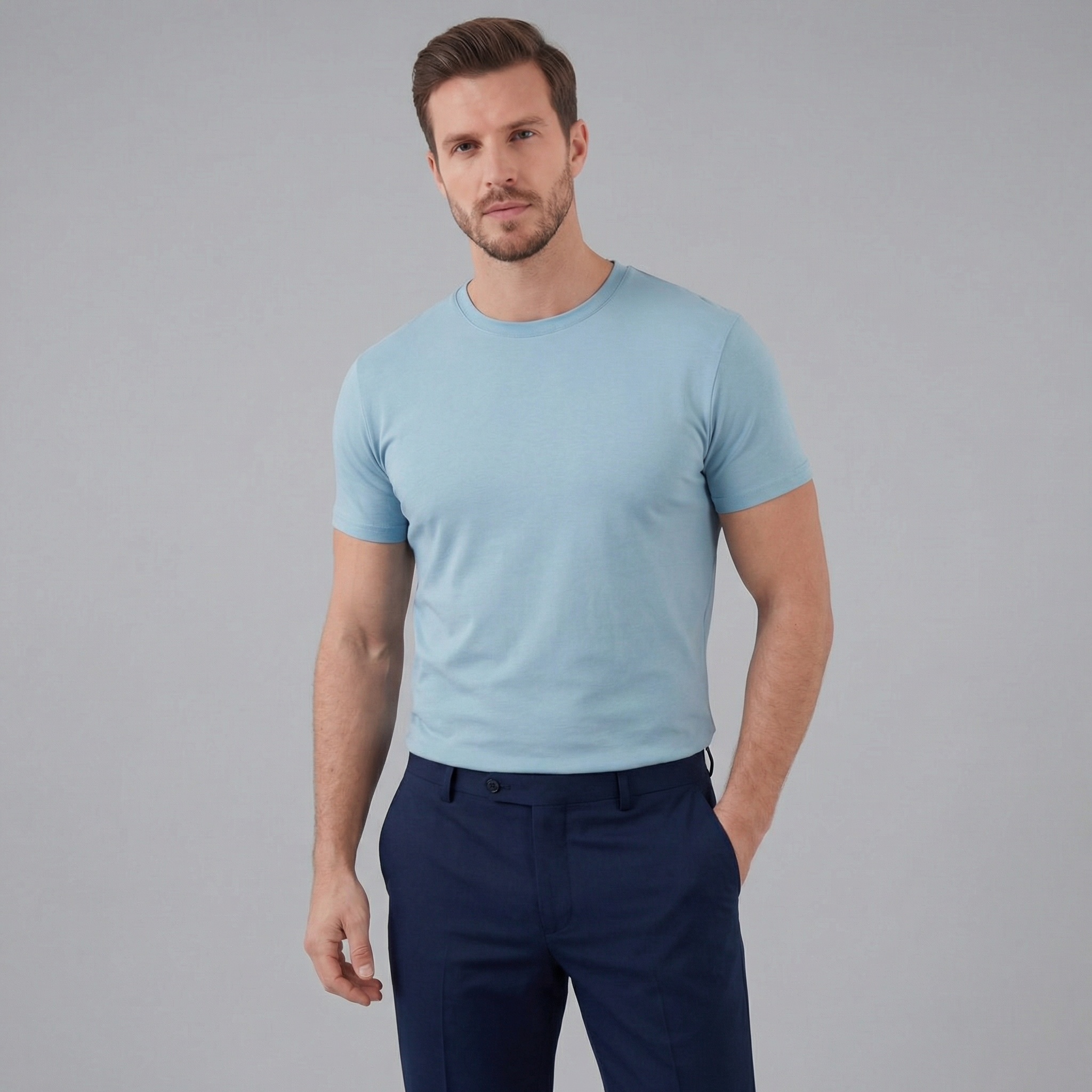 Slim Fit Heren T-Shirt | Navando