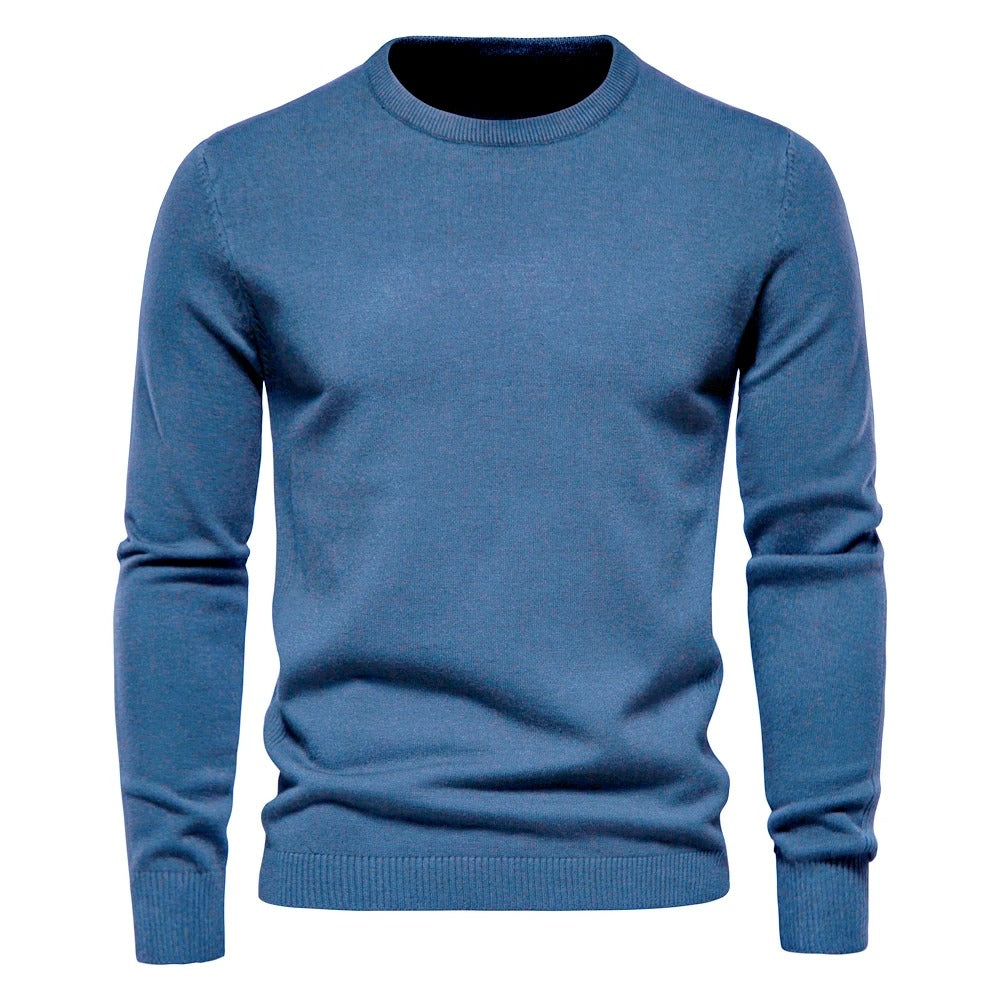 Slim Fit Trui | Zachte Stoffen, O-hals Design 2