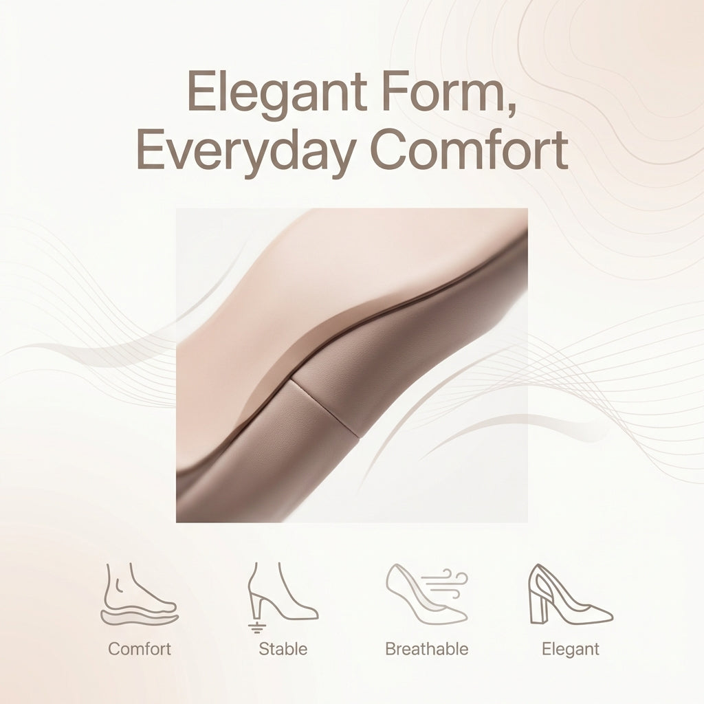 Slingback Pumps Met Blokhak | Navando