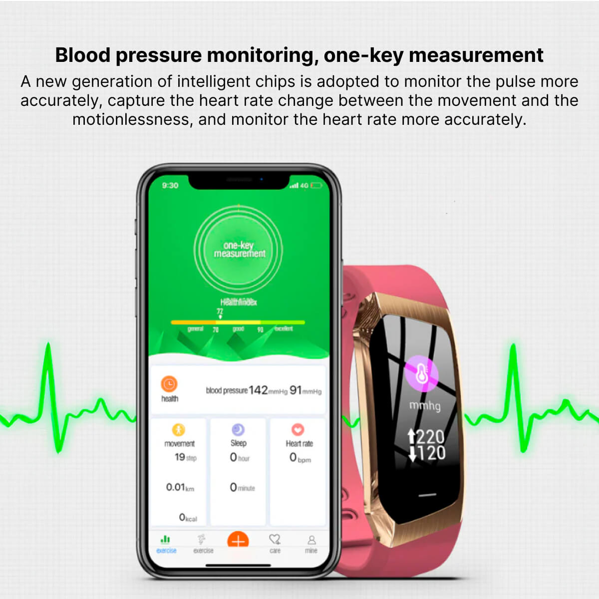 Smalle Activity Tracker Met Kleurenscherm | Navando