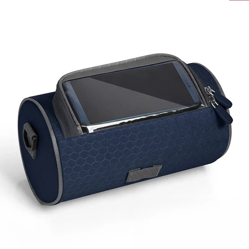Sacoche de Vélo Étanche & Support Téléphone - Pour Guidon ou Porte-Bagages | Navando