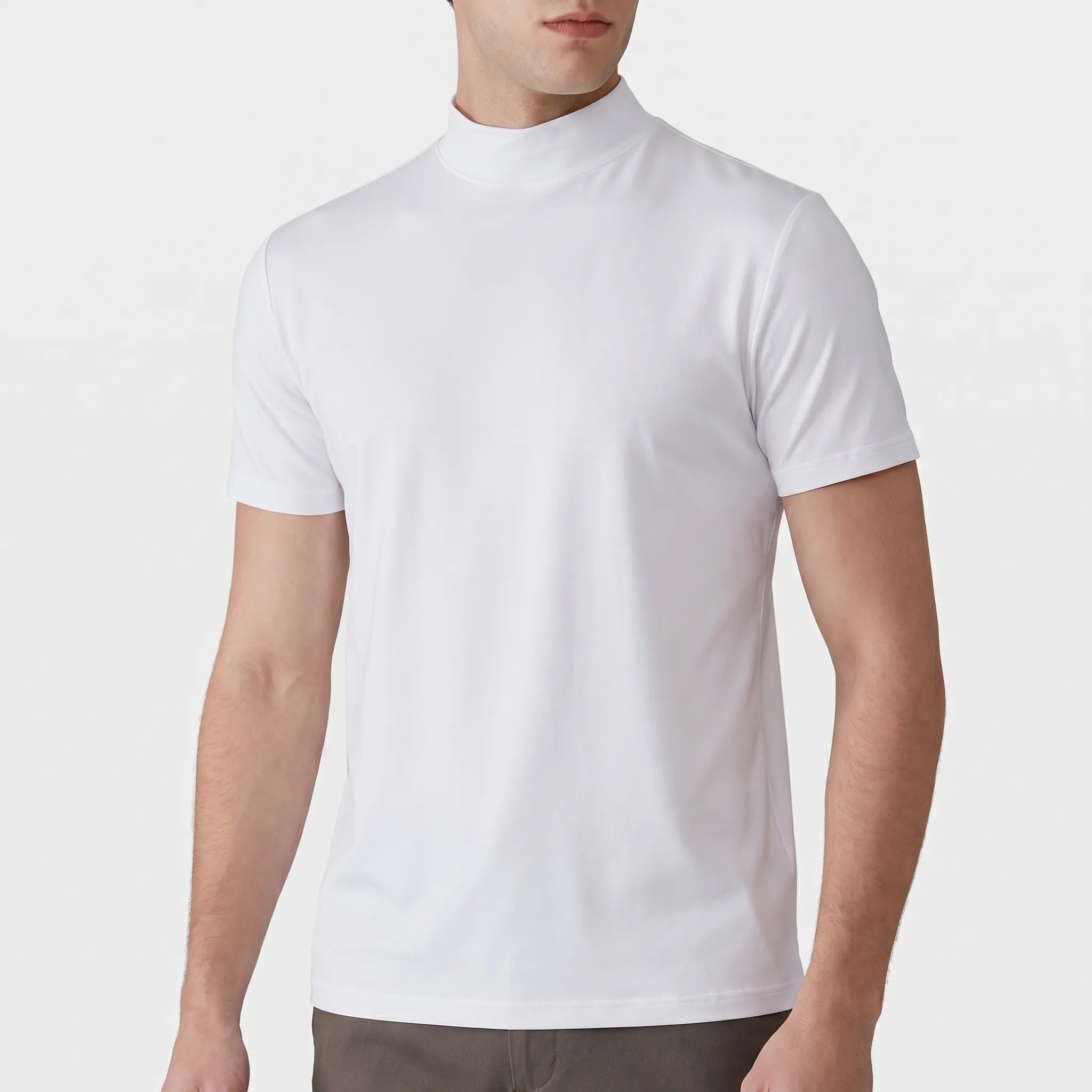 Sportief Shirt Met Opstaande Kraag | Navando 