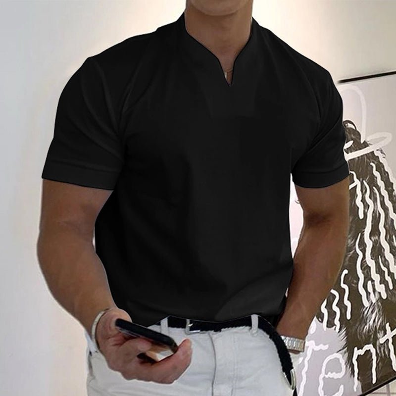 Sportief | Slim-fit V-hals t-shirt 0