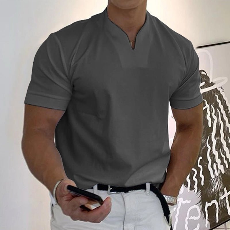Sportief | Slim-fit V-hals t-shirt 10