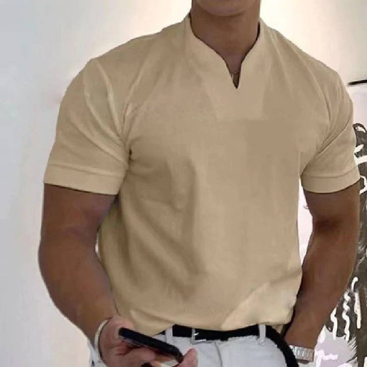 Sportief | Slim-fit V-hals t-shirt 12