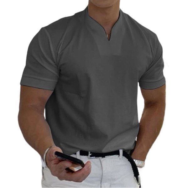 Sportief | Slim-fit V-hals t-shirt 2