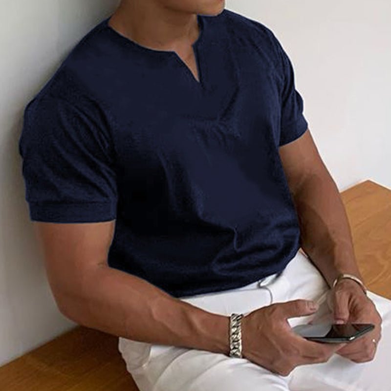 Sportief | Slim-fit V-hals t-shirt 5