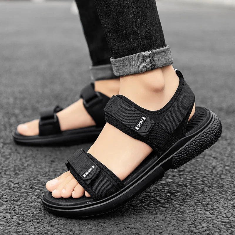 Sportieve Sandalen Met Klittenband | Navando