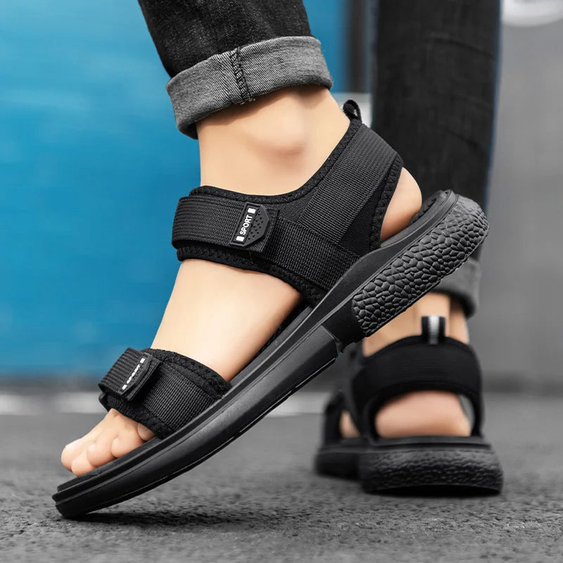 Sportieve Sandalen Met Klittenband | Navando