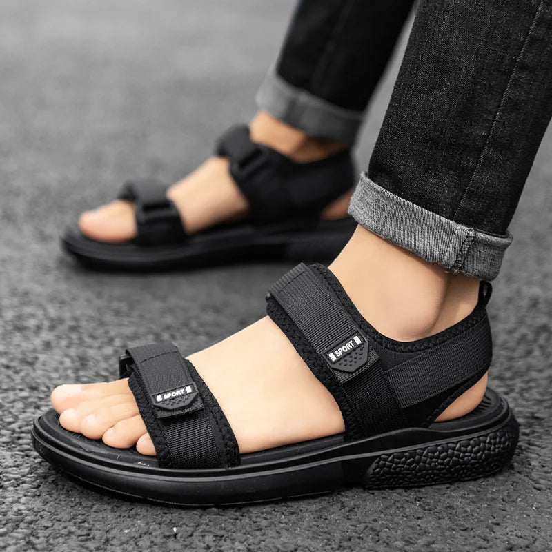 Sportieve Sandalen Met Klittenband | Navando