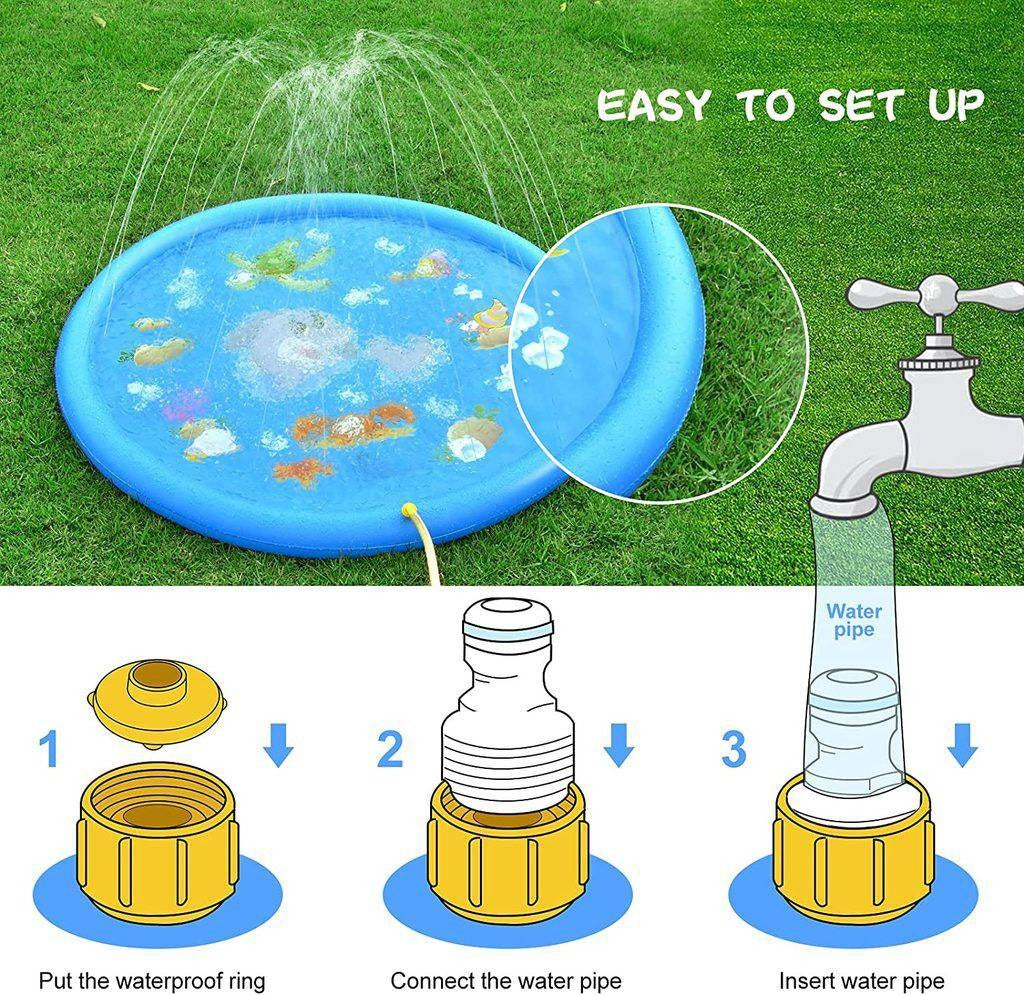 Sprinkler Splash Pad | Veilig en eenvoudig waterspeelgoed 6