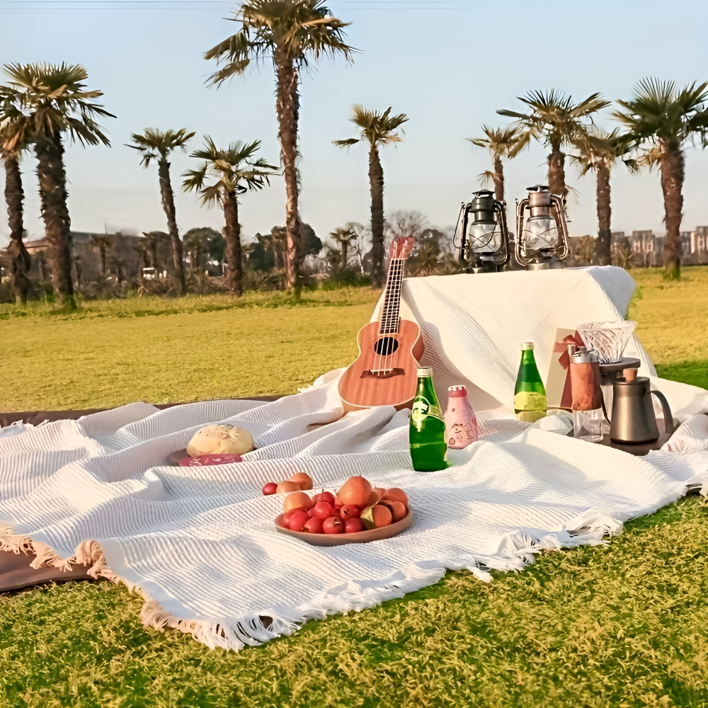 Stijlvolle picknickdeken | Waterdicht en opvouwbaar 1