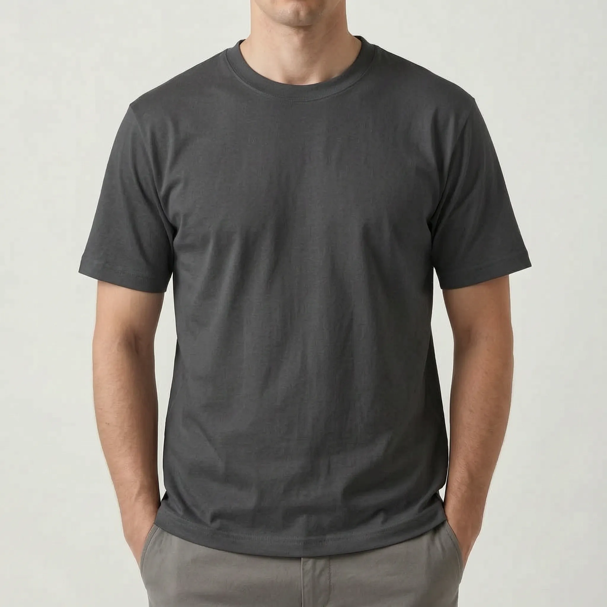 T-Shirt Met Verhoogde Hals | Navando 
