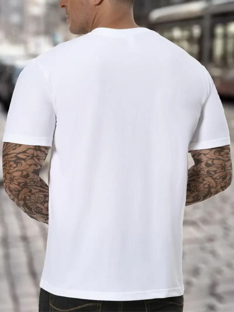 T-Shirt Met Verhoogde Hals | Navando 