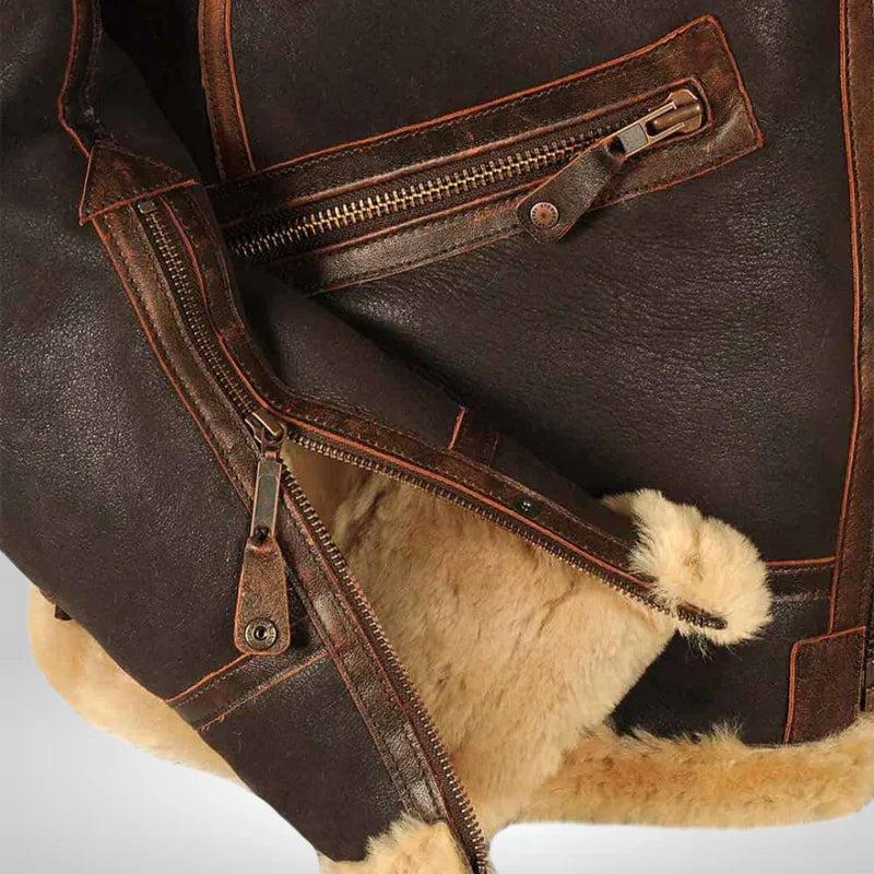 Thomas™ | Exclusief pilotenjack met bontkraag 7