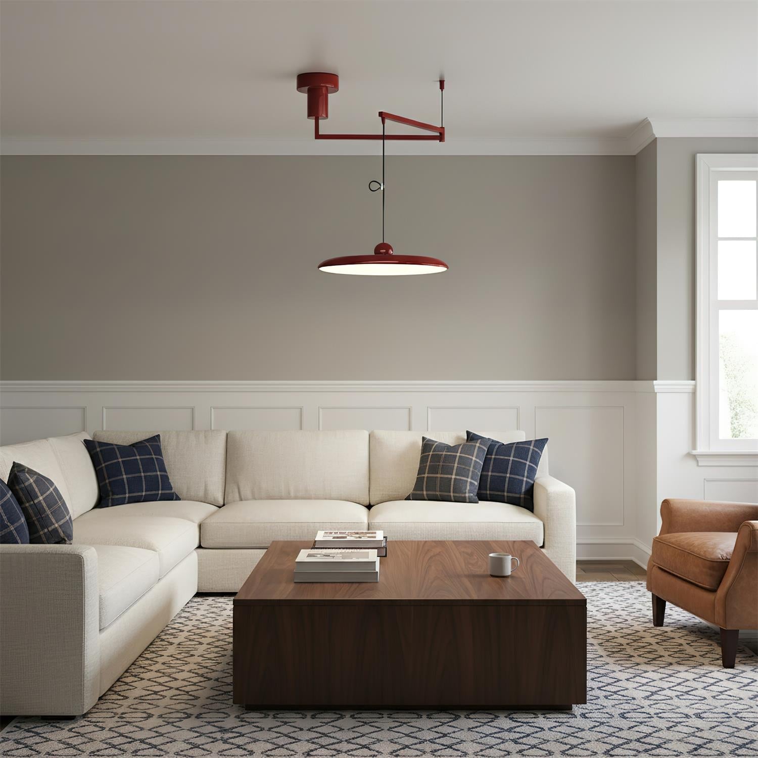 Tizio | Verstelbare hanglamp met acryl schaduw 8