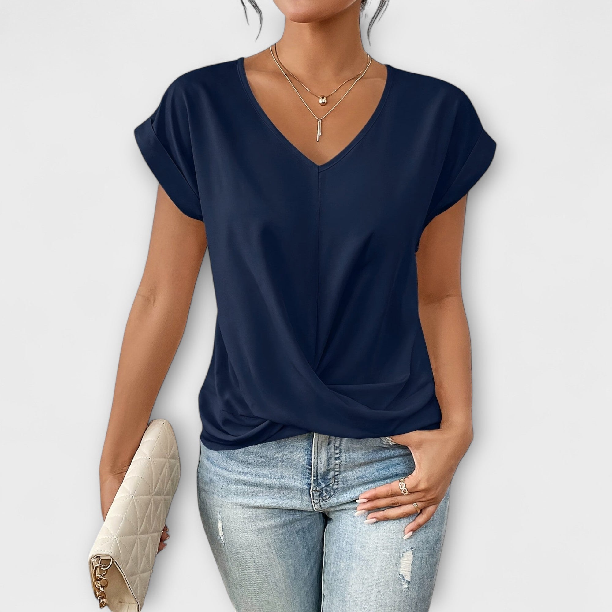 Top Met V-Hals | Navando