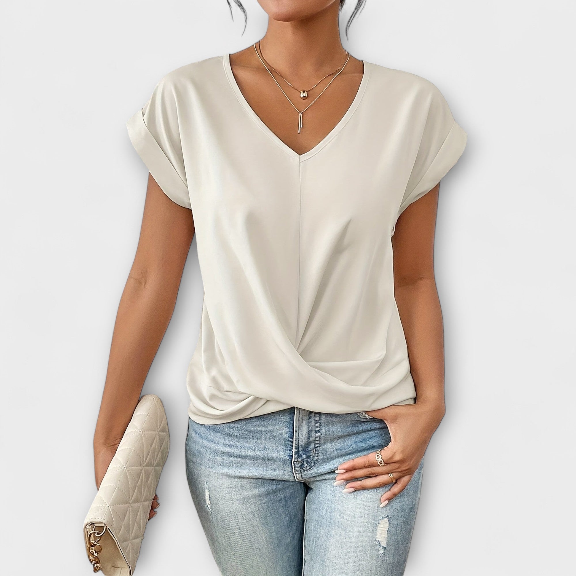 Top Met V-Hals | Navando