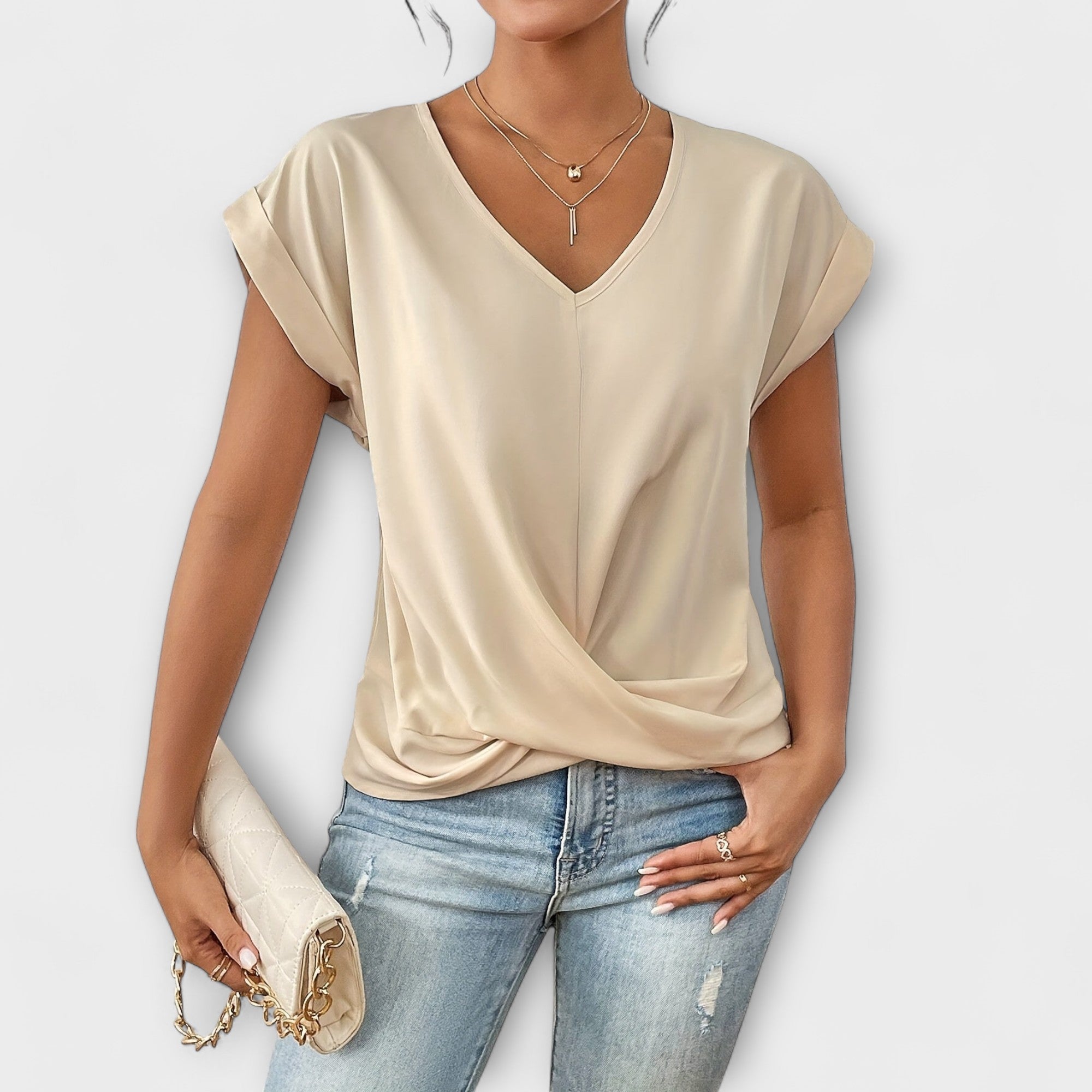 Top Met V-Hals | Navando