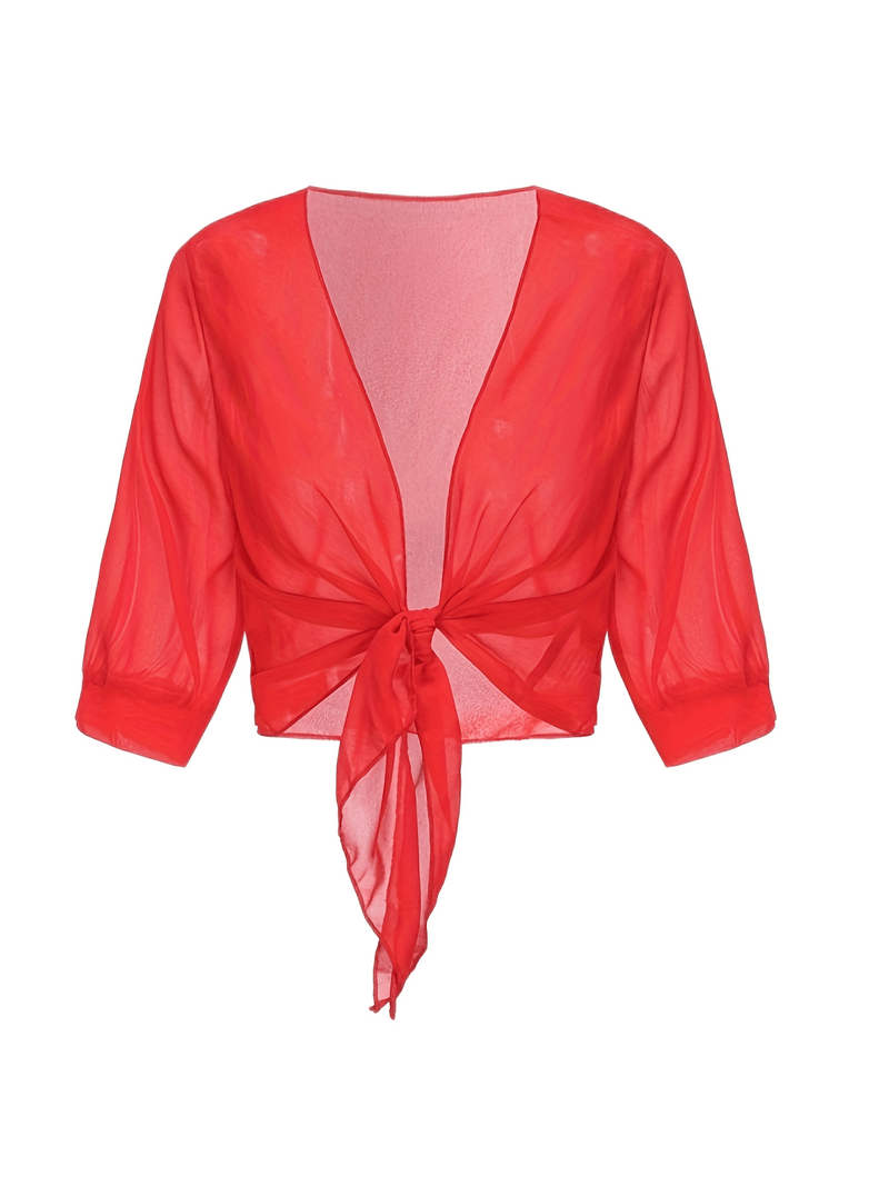 Transparante Strikblouse | Navando 