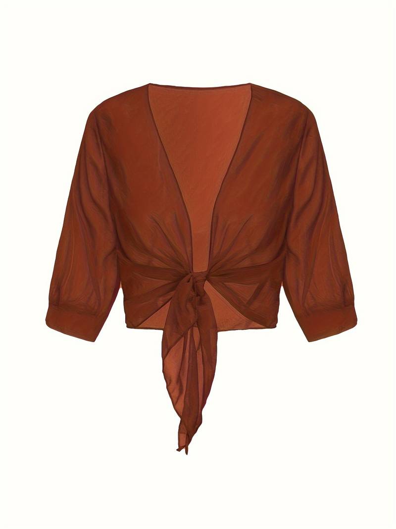 Transparante Strikblouse | Navando 