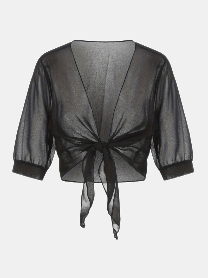 Transparante Strikblouse | Navando 