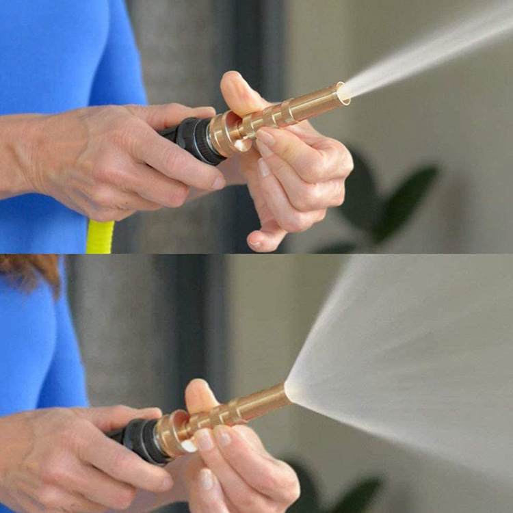 Tuinaccessoires | Flexibele roestvrijstalen tuinslang met messing aansluiting 1