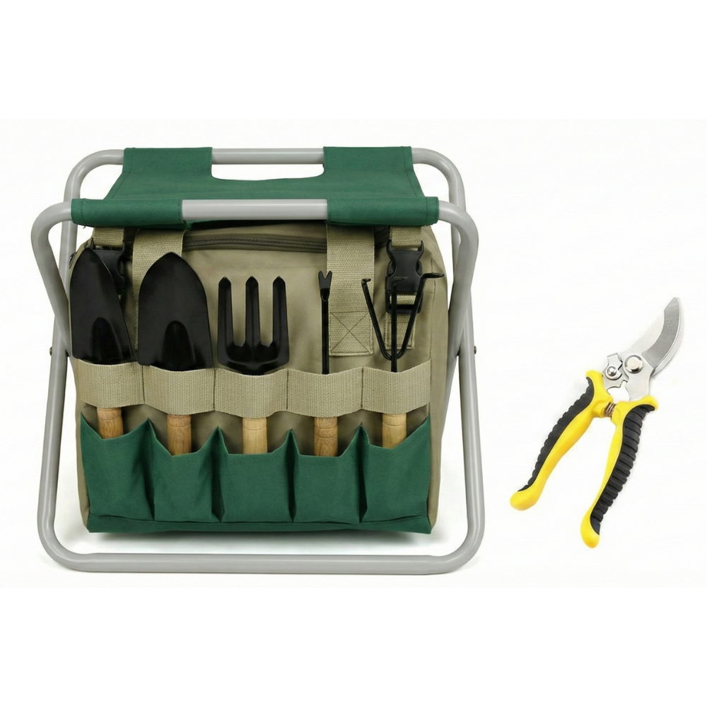 Tuingereedschapset | Compact, opvouwbaar met draagtas en essentiële tools 3