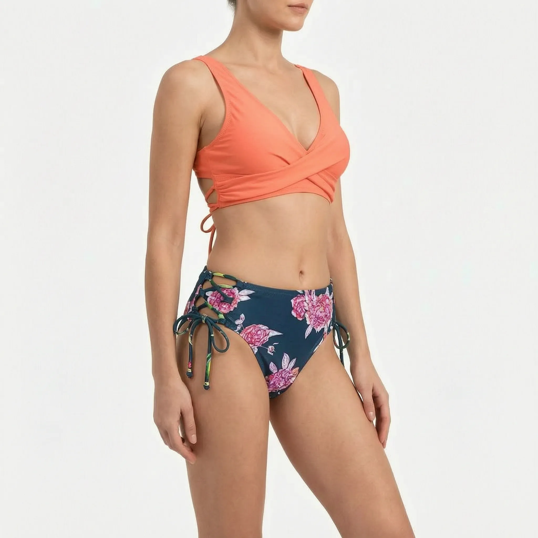 Tweedelige Bikini Met Wikkelontwerp | Navando 